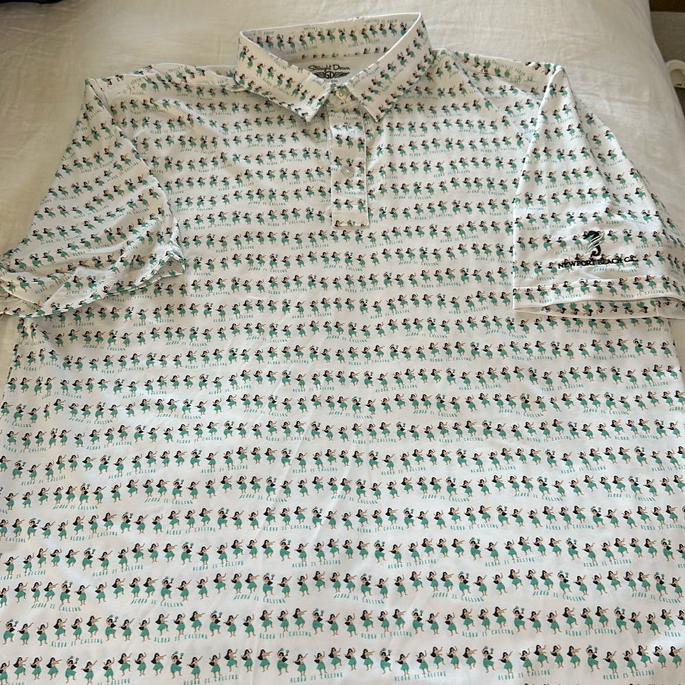 Men's XXL Straight Down golf shirt